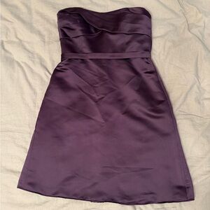 Satin Mini Cocktail Dress